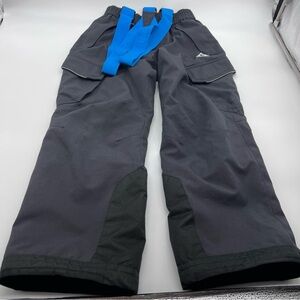 Gerry Dark Navy Winter Snow Pants w/Removable Royal Blue Suspenders-Size M 10-12